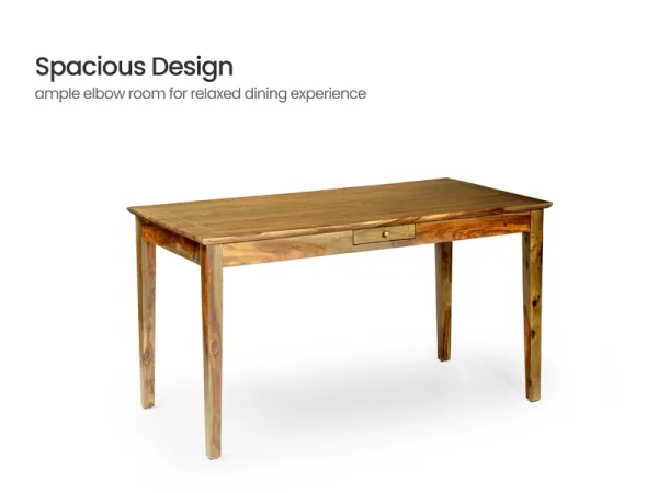 Belle Solid Wood 4 Seater Dining Set
